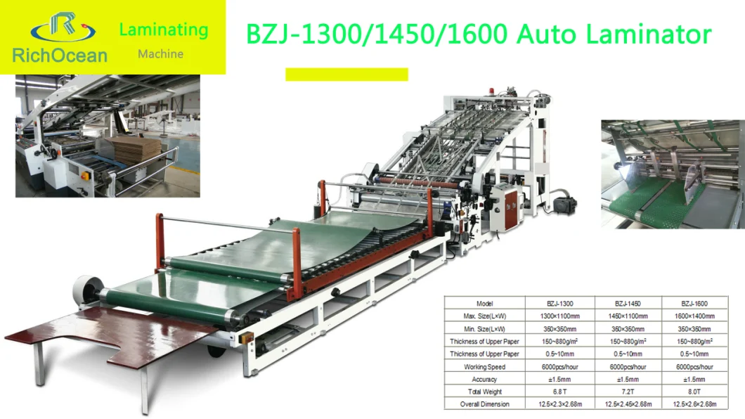 Automatic Corrugated Paperboard Sheet Laminating Machine Manufacturers