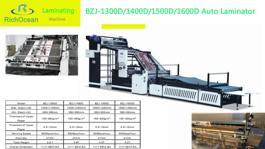 Automatic Corrugated Paperboard Sheet Laminating Machine Manufacturers