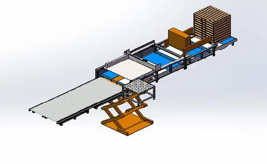 Empileur d'ascenseur de main de tambour électrique de carton de simple face