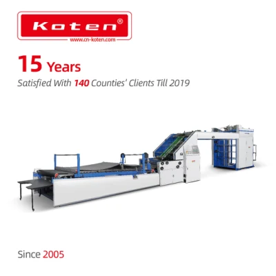 Cold Glue Koten Laminage avec machine de laminage de carton thermofusible