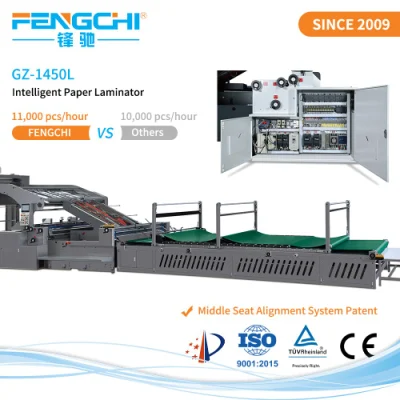 Machine de stratification industrielle de flûte de panneau de carton ondulé d'impression de Digital 5 plis